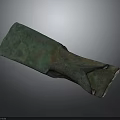 Vintage Green Patina Metal Tool Axe Chisel With Rustic Surface Finish 3d model