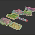 Handcrafted Clay Artifacts With Textured Surfaces And Various Shapes