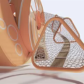 Snail Shaped Playground Equipment With Slide Seat And Metal Frame For Kids Outdoor Activity