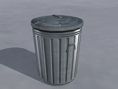 trash can 3d model