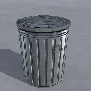 trash can 3d model