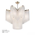 Vintage chandelier collectible nubes 3d model