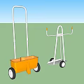 Hardware tool cart 3d model
