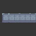 3D Dungeon Room Model Featuring Blue Stone Walls Characters And Furniture