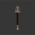 Industrial Equipment Featuring Vertical Copper Coil And Top Metal Framework Base