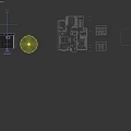Modern Luxury Walk-in Closet Interior Design With Wooden Wardrobes Drawer Cabinet And Decorative Vase