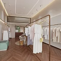 Bright Modern Clothing Store Interior With Elegant Ladies Apparel And Cozy Comfortable Shopping Space