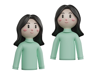 Character Cartoon Avatar 3d model