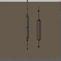 Modern Elongated Wall Lamps With Metal Frame And Soft Light For Interior Decor