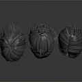 Women's Grey Wigs Featuring Different Hairstyles Including Long Straight Bun and Short Middle Part