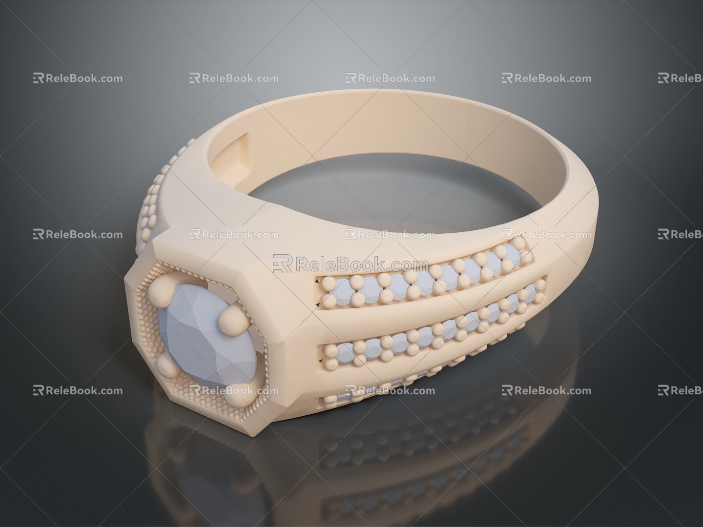 Ring Diamond Ring Gem Ring Women's Ring Wedding Ring Ring Ring Gold Ring Silver Ring Jewelry 3d model