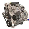 engine car engine 3d model