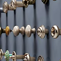 European-style handle combination 3d model