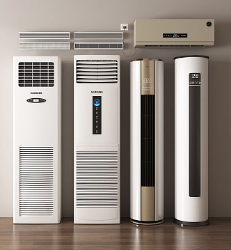 Modern Air Conditioning Combined Vertical Air Conditioning Hanging Air Conditioning 3d model