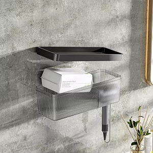 Modern Wall Rack Storage Rack Storage Rack Toilet Hair Dryer 3d model