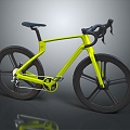 Modern Bicycle Mountain Bike 3d model