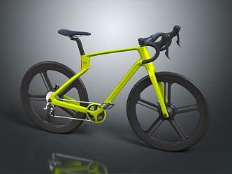 Modern Bicycle Mountain Bike 3d model