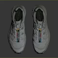 White Athletic Shoes With Colorful Accent Laces And Stylish Durable Sole Design