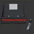 Netflix Enabled Desktop Computer Monitor With Red Base Black Screen And Remote Control
