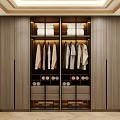 Wardrobe Design Wardrobe Effect Diagram Wardrobe Coat Cabinet Design Coat Cabinet 3d model