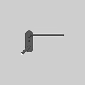 Minimalist Black Wall Sconce With Long Arm Design For Modern Home Decor