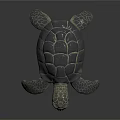 Modern Turtle Little Turtle Sea Turtle 3d model