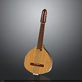 Elegant Wooden Pipa Decorative Ornament For Home Interior Living Room Decoration