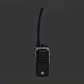 Portable Black Military Walkie Talkie With Long Antenna As Weapon Communication Device