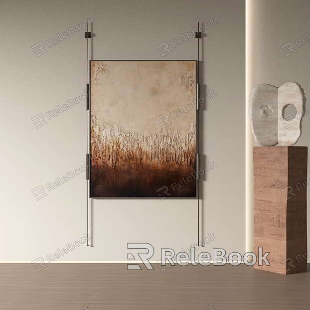 abstract decorative painting model