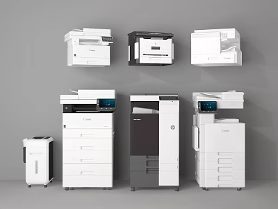 Modern printer copier scanner 3d model