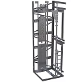 Elevator mechanical structure 3d model