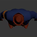 Game Movie Character With Red Hair Beard Blue Coat Yellow Vest And Red Boots