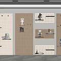 Modern hole board 3d model