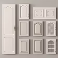 Various Wardrobe Door Designs With Different Panel Patterns And Shapes