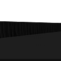 Wooden Stalls With Red White Blue Striped Awnings Green Skinned Monster Shield Emblem Dark Curtain Background