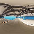 underground parking transportation facilities garage 3d model