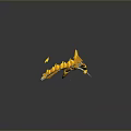 Game Movie Character Yellow Scaled Mythical Creature With Long Slender Body And Spiked Protrusions