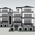 Modern Detached Villa Exterior Design With Multiple Floors Balconies And Large Windows