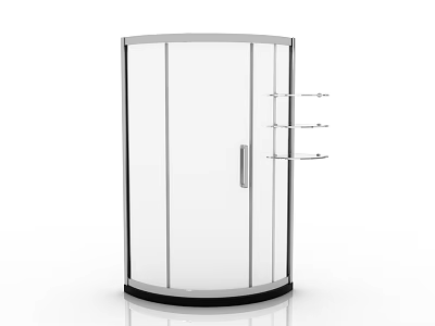 Modern shower room 3d model
