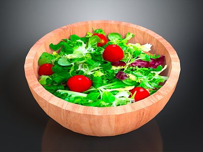 Cold dishes cold vegetables green leafy vegetables rape model