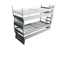 Foldable Three Tier Metal Storage Rack with Shelves for Home Organization