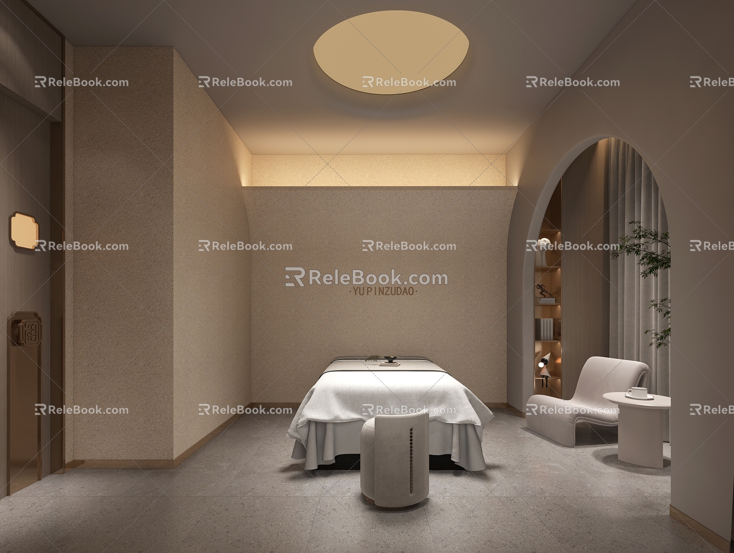 Spa pedicure 3d model