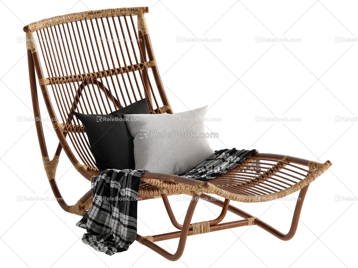 Quiet Wind Recliner 3d model