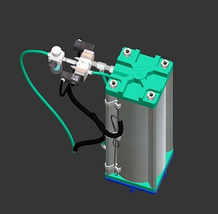 Water quality testing instrument 3d model