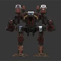 Industrial LOFT Robot Machine Warrior Machine Warfighter 3d model