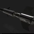 Military Missile With White And Green Body And Fins For Tactical Operations