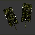 Two Military Tanks With Green Camouflage Pattern And Z Markings On Dark Background