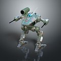 Mech Warrior Mech Soldier Machine Battlearm Mechanical Battlearm Machine Fighter Robot 3d model