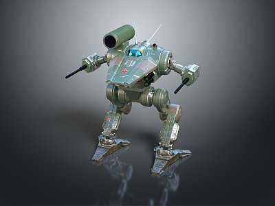 Mech Warrior Mech Soldier Machine Battlearm Mechanical Battlearm Machine Fighter Robot 3d model