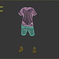 Casual Black T-shirt And Dark Shorts With Stylish Sneakers For Daily Outfit